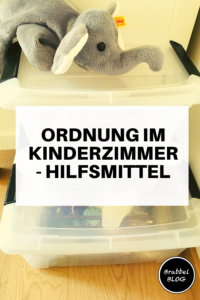 Ordnung im Kinderzimmer - Hilfsmittel